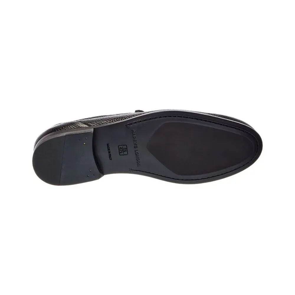 Harry's Of London Morris Deerskin Loafer, Black